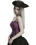 Punk Rave Unisex Gothic Dark Demon Feathered Wings Tricorn Hat