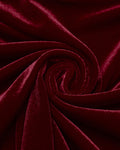 Punk Rave Womens Baroque Gothic Rose Embroidered Velvet Fishtail Skirt - Red & Black