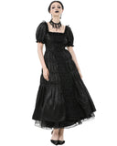 Dark In Love Womens Long Gothic Nocturne of Dawn Victorian Prom Evening Dress