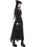 Dark In Love Womens Long Victorian Gothic Maxi Dress