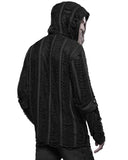 Punk Rave Dreamscar Mens Apocalyptic Hooded Top