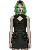 Punk Rave Womens Apocalyptic Gothic Triple Cuff Waist Cincher Corset Belt