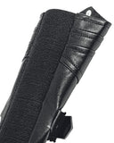 Dark In Love Womens Gothic Punk Faux Leather Buckled Gauntlet Sleeve Gloves