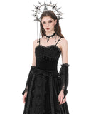 Dark In Love Womens Gothic Steampunk Embellished Lace Armwarmer Sleeves