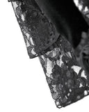 Dark In Love Womens Gothic Steampunk Embellished Lace Armwarmer Sleeves