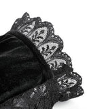 Dark In Love Womens Gothic Steampunk Embellished Lace Armwarmer Sleeves
