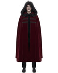 Devil Fashion Crowley Mens Cloak - Red