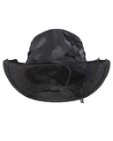 Devil Fashion Mens Apocalyptic Gothic Punk Distressed Mesh Fedora Cowboy Hat
