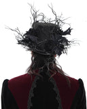 Devil Fashion Mens Gothic Steampunk Ivy & Roses Formal Top Hat