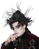 Devil Fashion Mens Gothic Steampunk Ivy & Roses Formal Top Hat