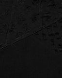 Punk Rave Womens Apocalyptic Punk Spliced Broken Knit Detachable Skirt