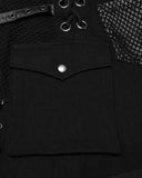 Punk Rave Mens Apocalyptic Gothic Transformer Utility Kilt Skirt