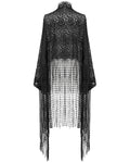 Devil Fashion Womens Gothic Fringed Shawl