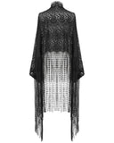 Devil Fashion Womens Gothic Fringed Shawl