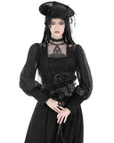 Dark In Love Womens Long Victorian Gothic Maxi Dress