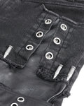 Devil Fashion Mens Dark Apocalyptic Punk Frayed Bullet Wide-Leg Pants