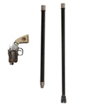 Penny Dreadful Gothic Steampunk Six Shooter Pistol Gun Swaggering Cane