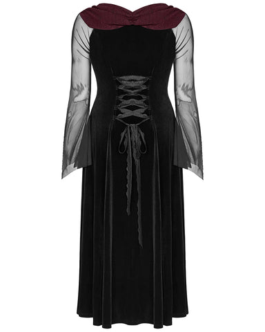 Punk Rave Plus Size Gothic Witch Off Shoulder Velvet Lace Maxi Dress B Violent Delights Punk Rave Plus Size Gothic Witch Off Shoulder Velvet Lace Maxi Dress B Violent Delights