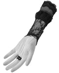 Dark In Love Elegant Lace Up Guiture Lace Gloves