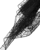 Dark In Love Womens Gothic Spiderweb Lace Wedding Veil