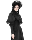 Dark In Love Womens Victorian Gothic Pelerine Cape