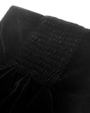 Dark In Love Womens Long Baroque Gothic Velvet & Lace Applique Evening Prom Dress