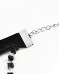 Dark In Love Womens Gothic Crucific Beaded Choker Necklace - Black & Red