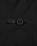 Punk Rave Mens Elegant Gothic Gentleman Embroidered Tailcoat Dress Jacket