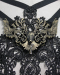 Eva Lady Gothic Lace Beaded Bralette