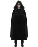 Devil Fashion Crowley Mens Cloak - Black