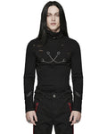 Punk Rave Mens Apocalyptic Gothic Chains Top