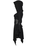 Punk Rave Womens Apocalyptic Gothic Hooded Mini Dress