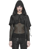 Devil Fashion Dark Crystal Womens Apocalyptic Hooded Cape