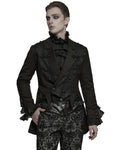 Punk Rave Mens Elegant Gothic Gentleman Embroidered Tailcoat Dress Jacket