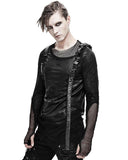 Devil Fashion Decimated Remains Mens Shredded Dieselpunk Top