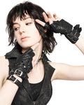 Punk Rave Paradox Womens Dieselpunk Fingerless Archery Gloves