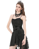 Dark In Love Womens Gothic Velvet Beaded Waist Cincher Corset Belt