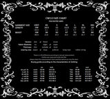 Dark In Love Womens Gothic Velvet Beaded Waist Cincher Corset Belt