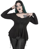 Punk Rave Plus Size Nocturnal Divination Gothic Tunic Top