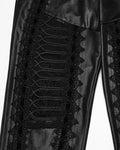 Punk Rave Womens Gothic Lace Applique Cutout Leggings