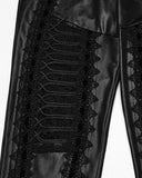 Punk Rave Womens Gothic Lace Applique Cutout Leggings