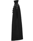 Punk Rave Mens Long Dark Gothic Cyberpunk Apocalyptic Spiked Cloak Cape Black