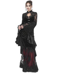 Eva Lady Dark Baroque Gothic Velvet & Lace Jacket