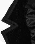 Punk Rave Mens Salazar Regency Gothic Vampire Cloak - Black