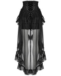 Punk Rave Womens Long Romantic Gothic Layered Chiffon Corset Skirt