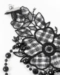 Dark In Love Womens Gothic Lace Butterfly Choker Necklace