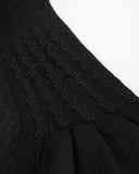 Devil Fashion Mens Steampunk Aristocrat Jacquard Dress Shirt - Black