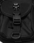 Punk Rave Unisex Apocalyptic Gothic Studded Skull Hip Bag Waist Pack Belt