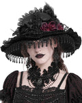 Eva Lady Womens Elegant Gothic Embellished Beaded Lace Choker Necklace