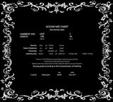 Dark In Love Womens Vintage Gothic Lace Chained & Beaded Choker Necklace